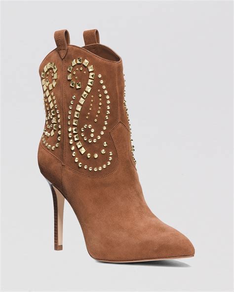 michael kors red ankle boots|Michael Kors cowboy boots.